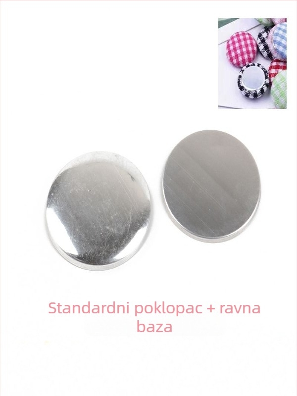 Aluminijski prekrivni gumbi za DIY – dodaci za kosu, torbe i odjeću