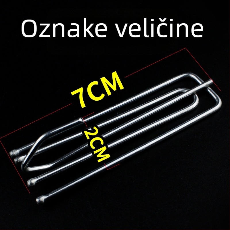 Željezni kuka za zavjese s četiri kandže, moderni minimalistički dizajn, prilagodljiv, moguća privatna oznaka