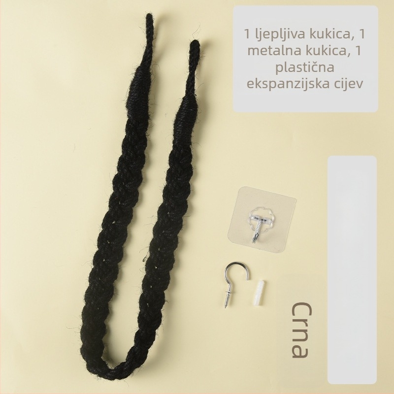 Ručne upleteni konopni kaiševi za zavjese, dekorativni dodaci za zavjese, suptilan kućni dekor