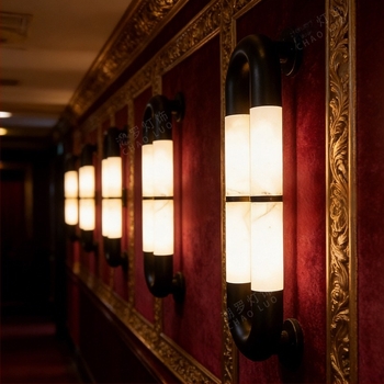 Zidna lampa od mramora s LED-om, u francuskom stilu, za hotelske hodnike, foyer i dnevni boravak