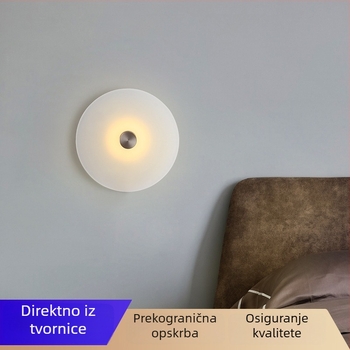 LED zidna svjetiljka za spavaću sobu – luksuzna, kreativna viseća svjetiljka s povlačnim prstenom, moderni minimalistički dizajn