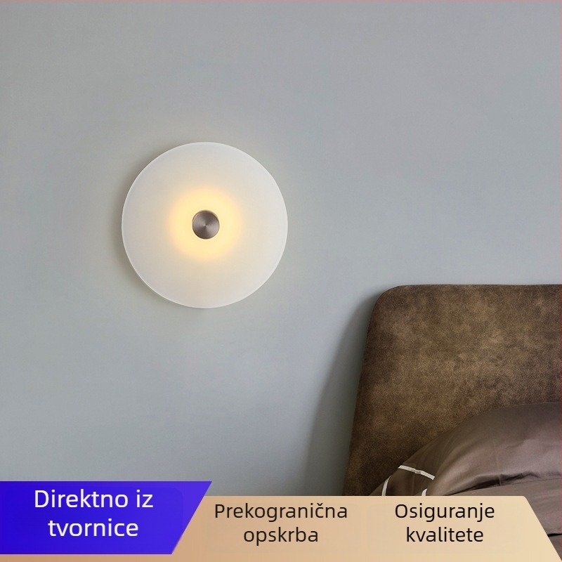 LED zidna svjetiljka za spavaću sobu – luksuzna, kreativna viseća svjetiljka s povlačnim prstenom, moderni minimalistički dizajn