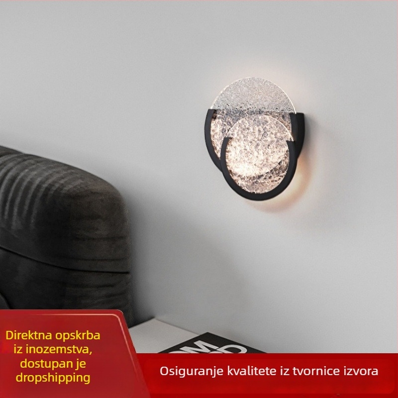 LED zidna svjetiljka, moderni minimalistički dizajn u talijanskom stilu za spavaću sobu, dnevni boravak, hodnik i balkon