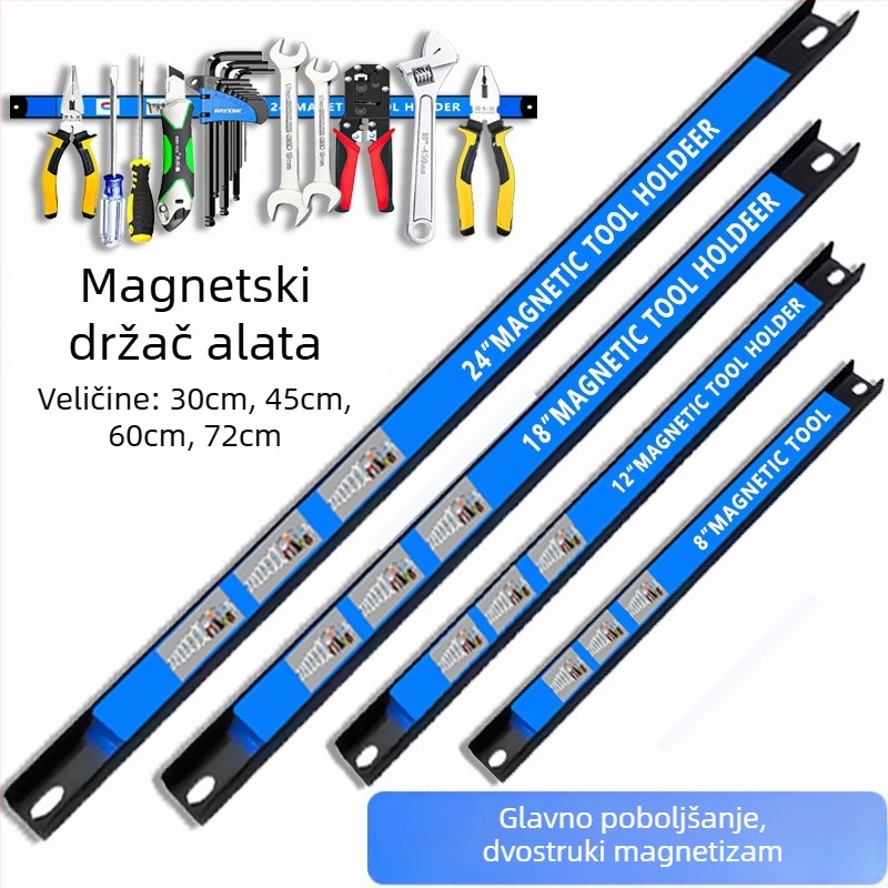 Snažni magnetski stalak za alate s magnetskom vješalicom