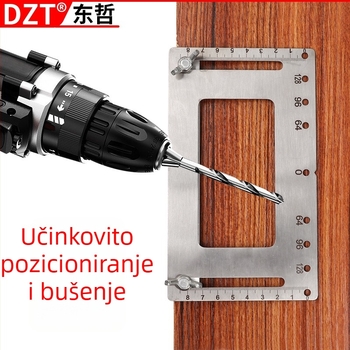 Ručni višenamjenski alat za ugradnju ručki od nehrđajućeg čelika za drvene ormariće i vrata