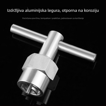 Aluminijski ključ za slavinu u kupaonici, izvlaživač kartridža, alat za vađenje klipa
