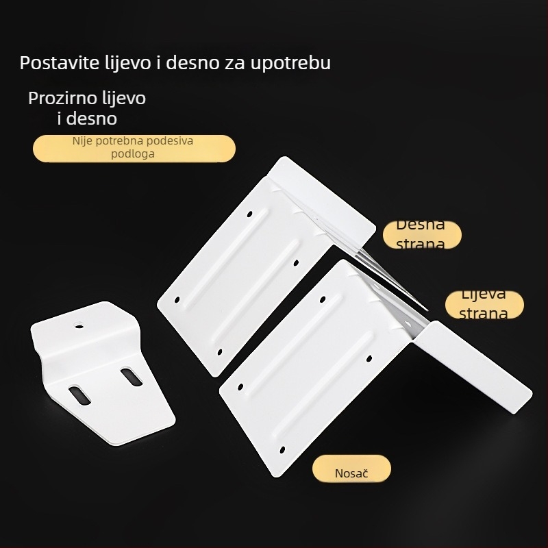 Skriveni nosač za zidni kupaonski ormarić, teške nosivosti
