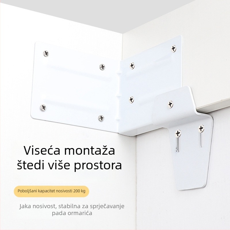 Skriveni nosač za zidni kupaonski ormarić, teške nosivosti