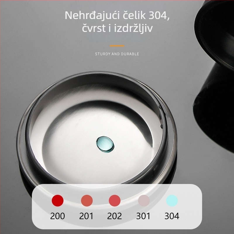 Dvostruki mljevač papra od nehrđajućeg čelika 304 i posuda za sol za kućnu upotrebu