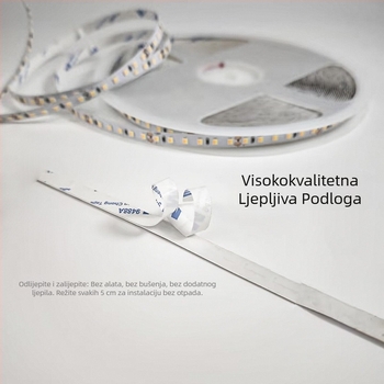 24V niskonaponski dvobojni LED linearni svjetlosni trak s 3 žice, samoljepljiv, za dnevni boravak, strop i ormariće