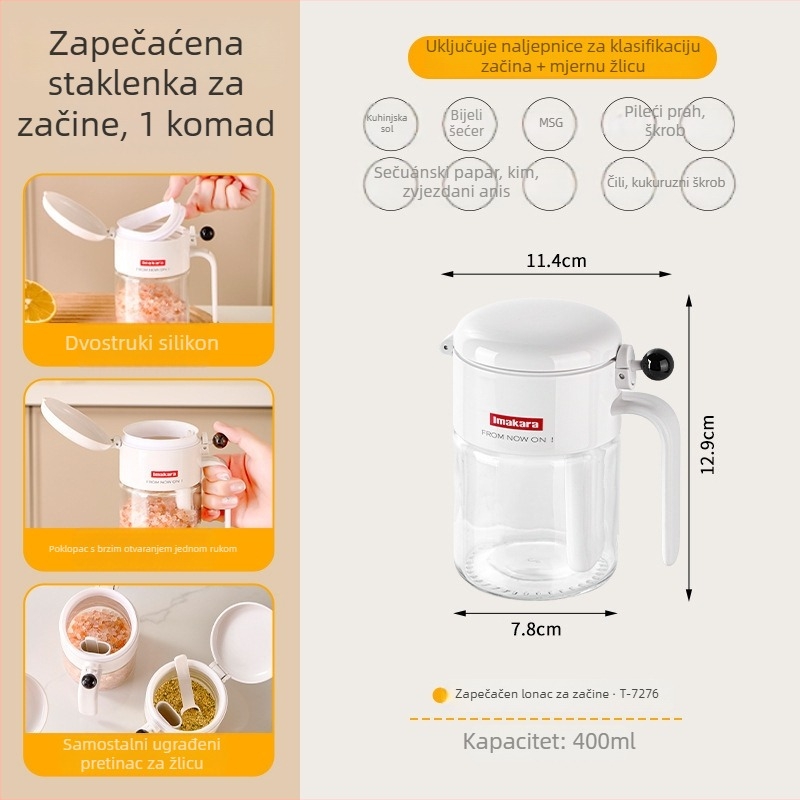 Set bočica za začine sa zatvorenim izljevima za sojin sos, ocat i ulje – podesivi protok izlijevanja