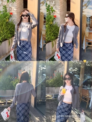 Slim-fit kardigan od pletenog materijala, kratka dužina, okrugli izrez i dugi rukavi, za proljeće i jesen
