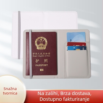 Džep za putovnicu s velikim kapacitetom i višestrukim pretincima za kartice, toplinska transfer sublimacija – zaštitna futrola za dokumente