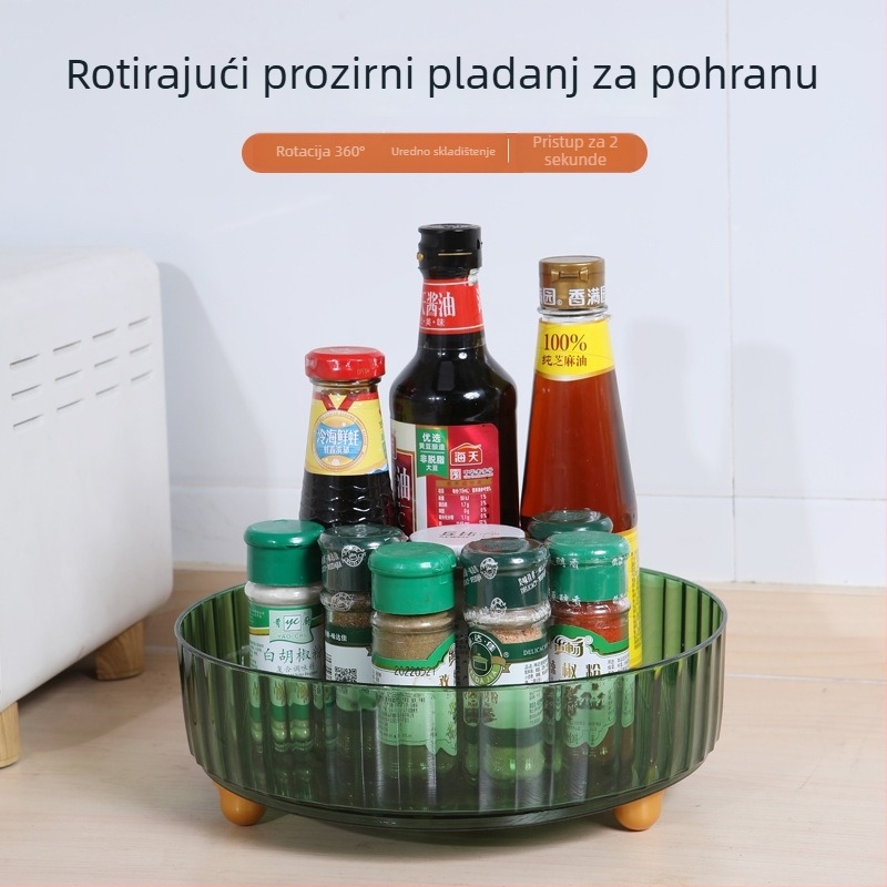 Kuhinjski okretni organizator za začine – višefunkcionalni držač začina