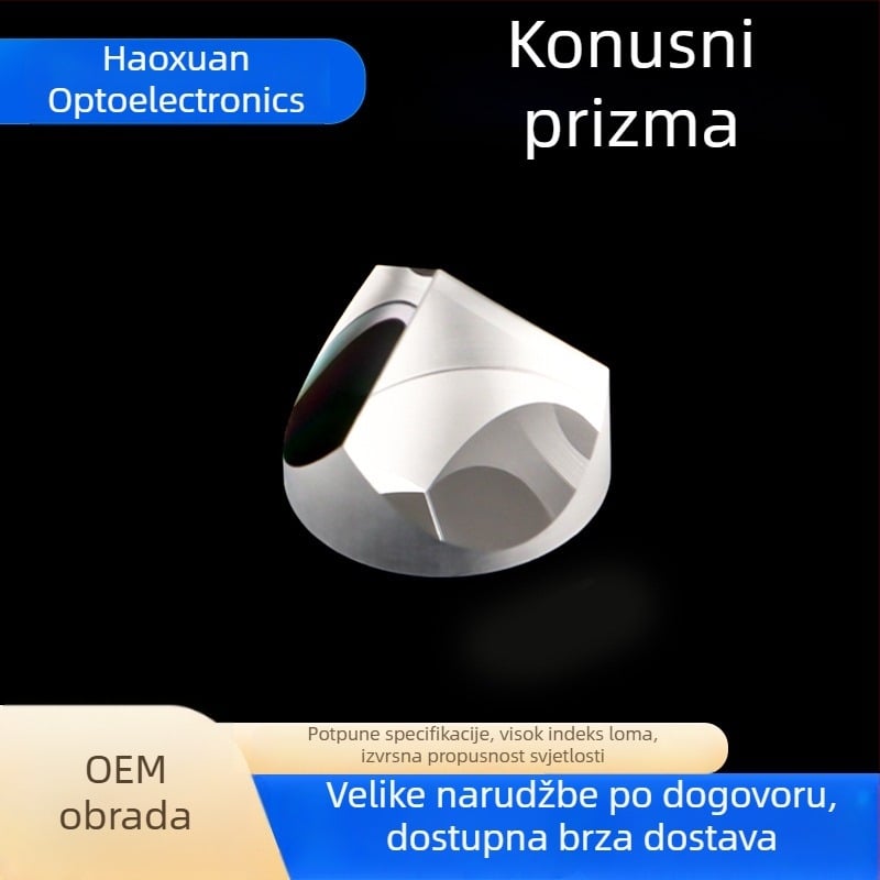 Kónijska prizma za laserske mjeračke instrumente visoke preciznosti – komponente
