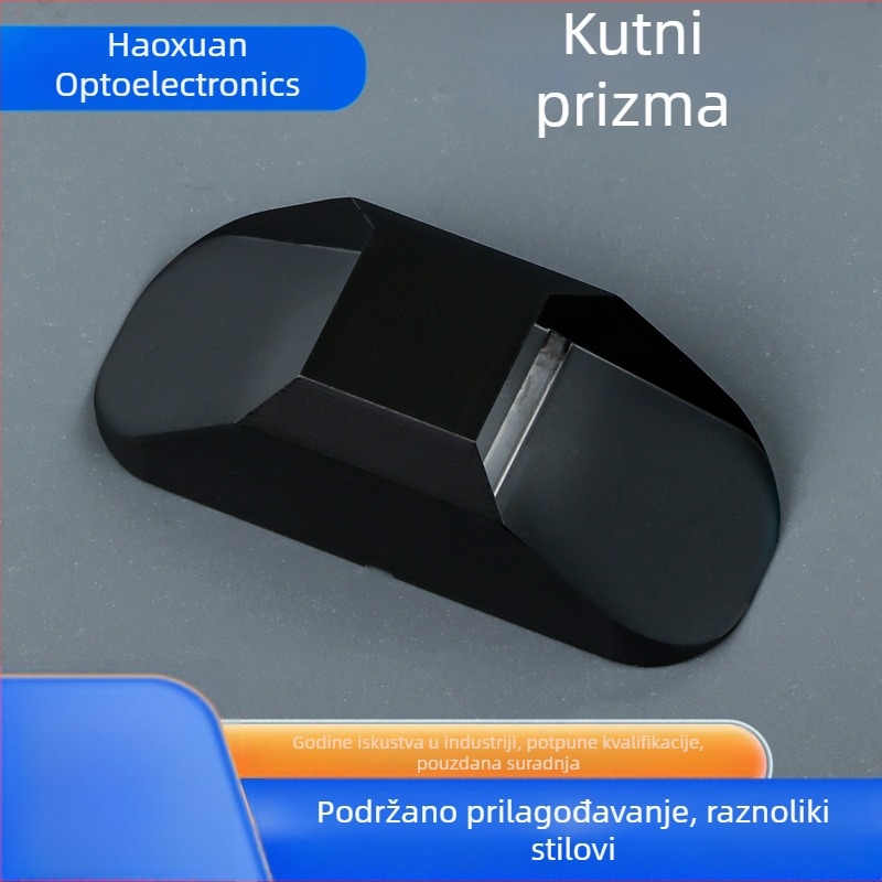 Haoxuan Paul Prism – Optički K9 stakleni leć za snimanje, anti-decentriranje, korekcija pravog kuta, crna prizma
