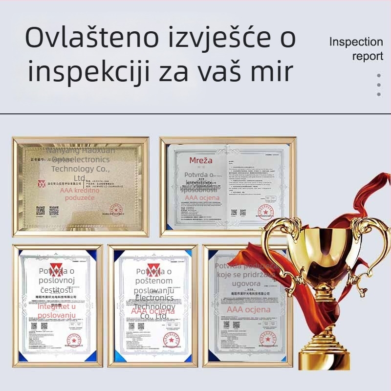 Prizma za spektralno dijeljenje s optičkim staklom i reflektivnim premazom, polarizirajuća anti-glare prizma leća, omjer 5:5