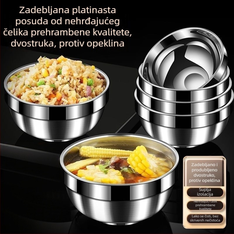 Lonac za ulje od nehrđajućeg čelika s filtrom, otporan na propuštanje, kućna kuhinja, ASH33