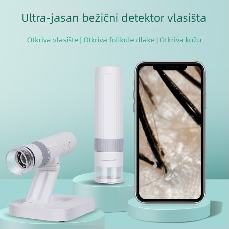 Bežični Wi-Fi digitalni mikroskop s 1000× povećanjem, kompaktn alat za popravak i testiranje