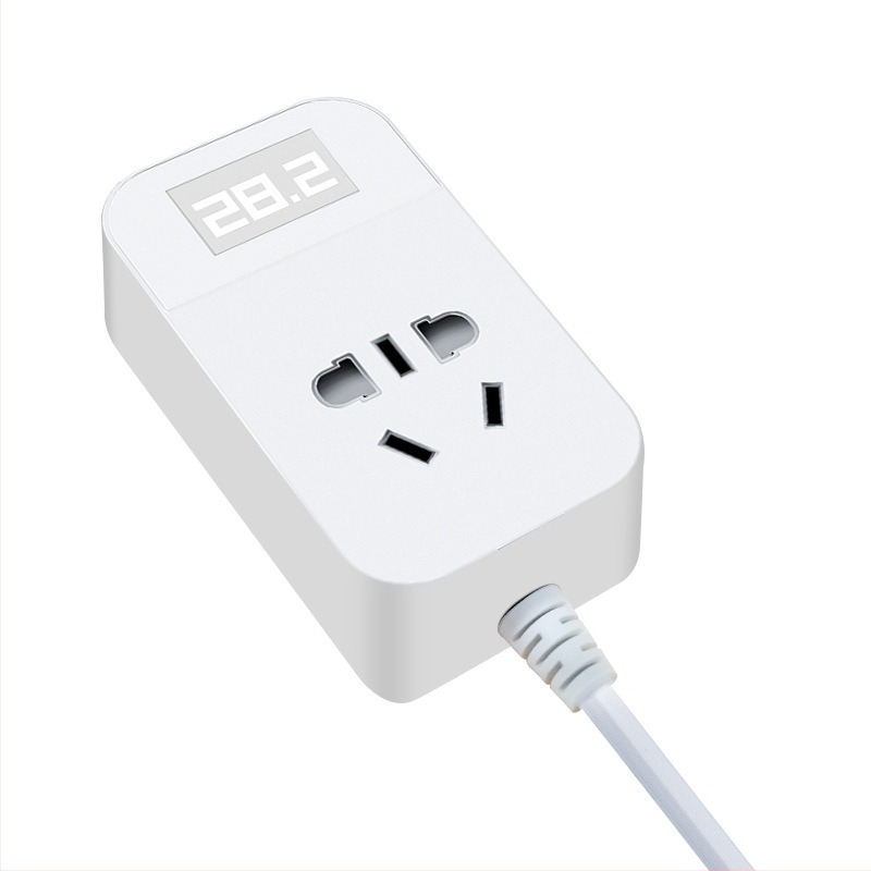 Pametni regulator temperature za akvarij s prekidačem i utorom za sondu, digitalni prikaz