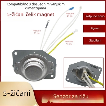 5-žični senzor temperature za rižar, s dnom od magnetskog čelika i pet-žični termostatski limiter temperature – dodatak za električni lonac pod pritiskom