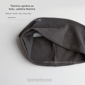 Unisex sportska čelenka, jednobojna, široki rub, upija znoj