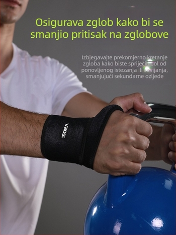 Zaštita zapešća za trening s bućicama i dizanje utega, trake za zapešće za košarku i tenis, vanjska vožnja bicikla
