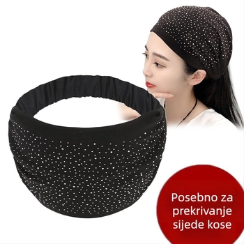 K4 ženska čelenka u korejskom stilu sa kristalima za jogu i sport