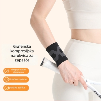 Grafenski grijani zapešćni štitnik za ozljede zgloba i tetivne ovojnice, stabilizacija zgloba, unisex