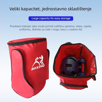 Višenamjenska torba za opremu borilačkih sportova sa zatvaranjem na šnuricu, velika kapaciteta