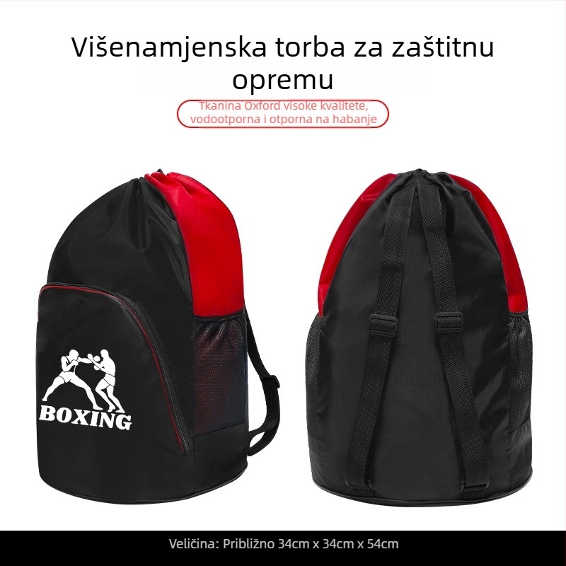 Višenamjenska torba za opremu borilačkih sportova sa zatvaranjem na šnuricu, velika kapaciteta