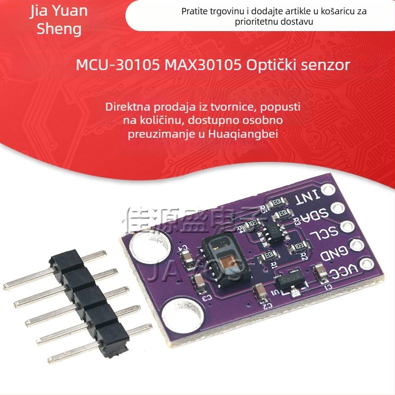 MCU-30105 MAX30105 Optični senzor – modul detekcije čestica, dima i plamena