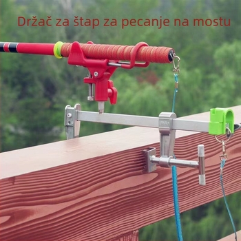 Xinfeng Heng Višenamjenski držač za ribarske štapove s klipsnim nosačem za most i splav