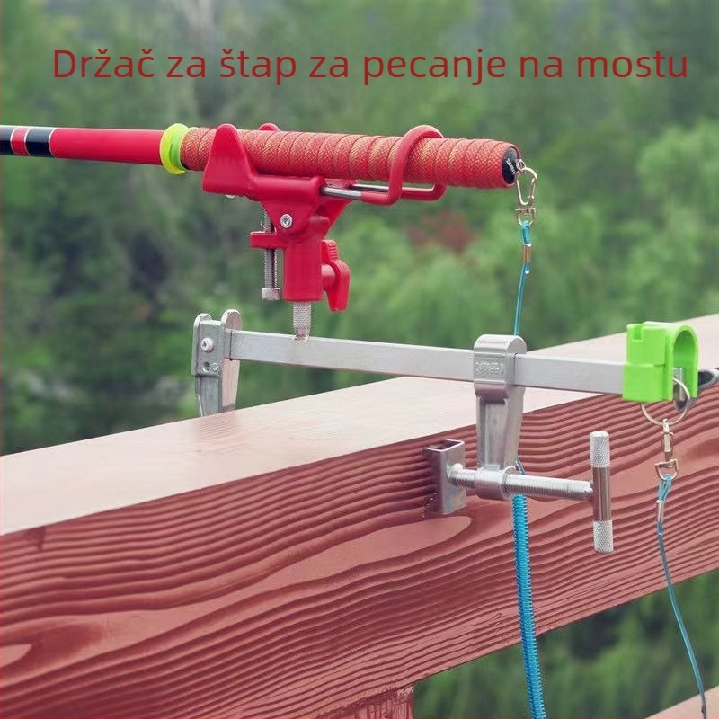 Xinfeng Heng Višenamjenski držač za ribarske štapove s klipsnim nosačem za most i splav
