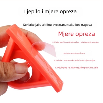 Silikonski zidni držač za štapove za pecanje bez bušenja – univerzalni organizator štapova i prijenosni izložbeni stalak