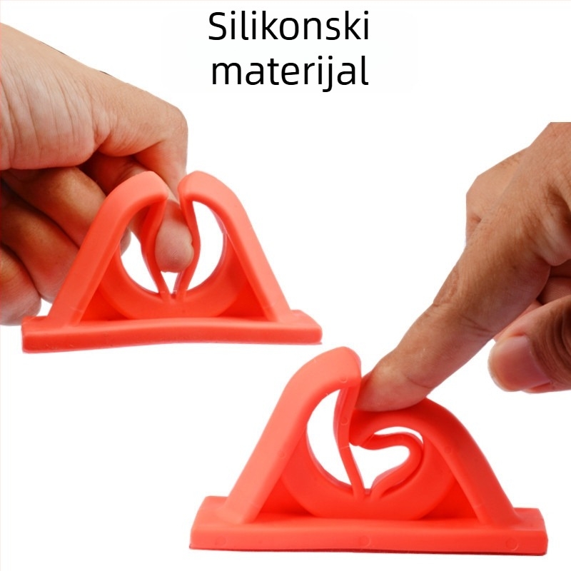 Silikonski zidni držač za štapove za pecanje bez bušenja – univerzalni organizator štapova i prijenosni izložbeni stalak
