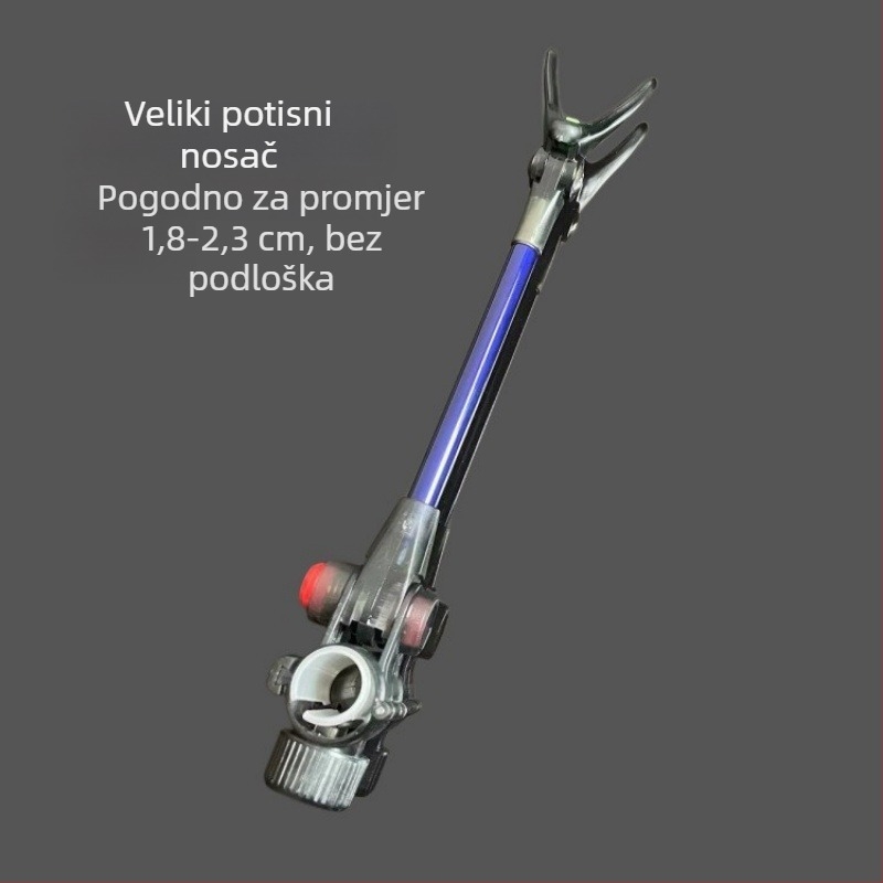 Sklopivi držač sa brzim otpuštanjem za vješanje ribolovnih štapova i dodatne opreme — metalni držač s protuklizom za štapove i antene