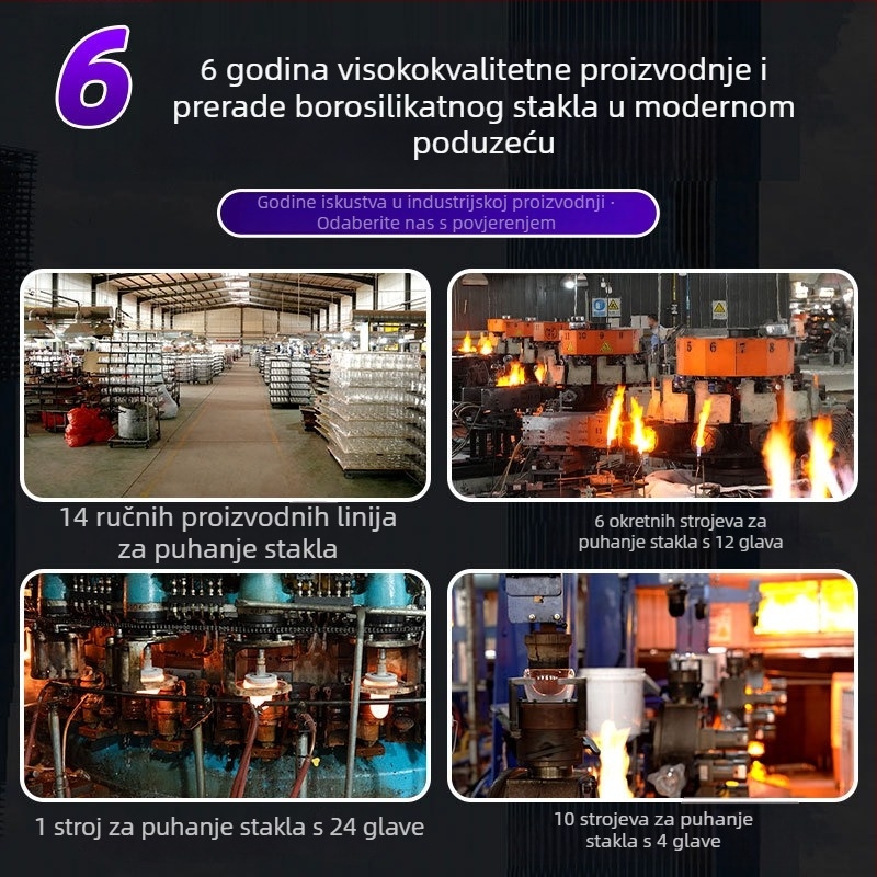 Posuda od borosilikatnog stakla visoke čvrstoće s poklopcem za kućno kuhinjsko skladištenje – vlagu otporan spremnik za grickalice, čaj i žitarice, kapacitet 800-1000 ml, kompatibilno s mikrovalnom pećnicom