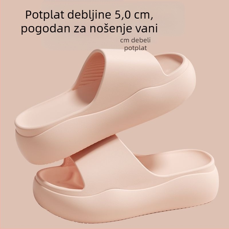 Ženske EVA sandale s 5 cm debelim potplatom, za vanjsku upotrebu, protuklizne