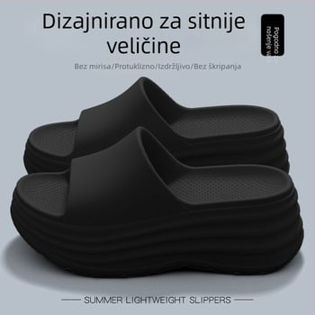 Ženske EVA sandale s debelim potplatom, ljetni model 2025, platforma za plažu, otporne na habanje, protuklizne, bez mirisa