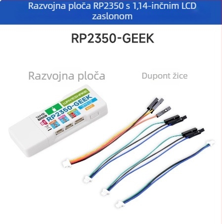 RP2350 Raspberry Pi razvojna ploča s LCD zaslonom od 1,14 inča, USB debugger i ARM programator