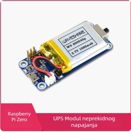 UPS modul za napajanje s baterijom za Raspberry Pi Zero – neprekinuto napajanje, punjenje i pražnjenje istovremeno