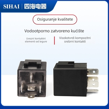 Sihai relej motora podizanja stakala automobila, 12V/24V, DC 15A, 5-pinski