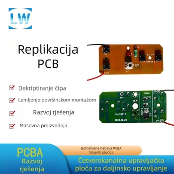 27M četiri-kanalna transmisijska ploča i prijemna ploča s modulom daljinskog upravljanja – kompletan set dodataka za daljinski upravljan automobil