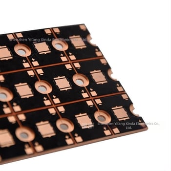 LED PCB pločica na bakrenoj podlozi, termoelektrično odvajanje i supravodljivi metal, prototip uzorci