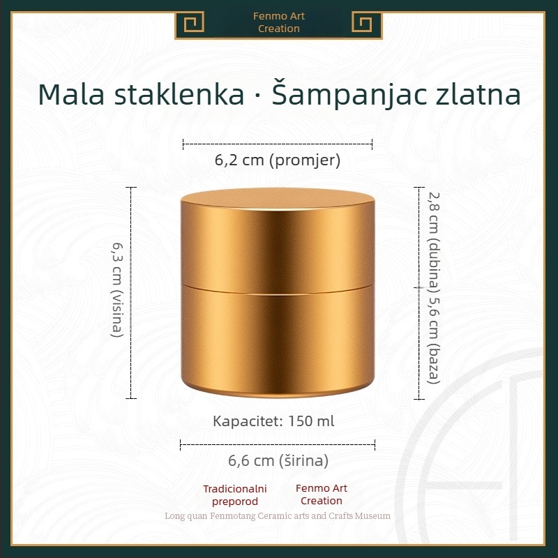 Mini metalni spremnik za čaj, kutija za čaj, prijenosna hermetička ambalaža za čaj