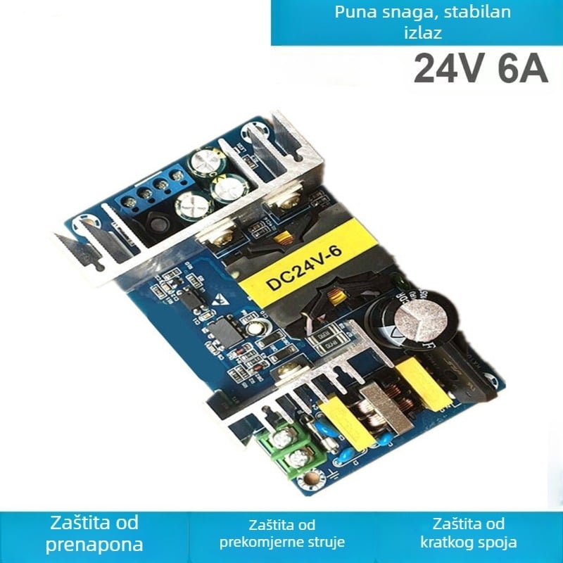 24V 6A 150W prekidačka pločica napajanja – industrijski DC napajni modul