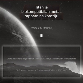 Rongshantang Titanijska posuda za čaj — prijenosni metalni zatvoreni spremnik za čaj, mini putna kutija