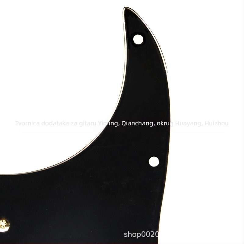 ST-3S pickguard za električnu gitaru – crni trostruki panel s velikim magnetskim snimačem