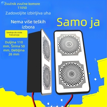 Vodootporna kućišta zvučnika 11050, 4 Ω, 5 W, pametno kupaonsko ogledalo s digitalnim zvučnikom